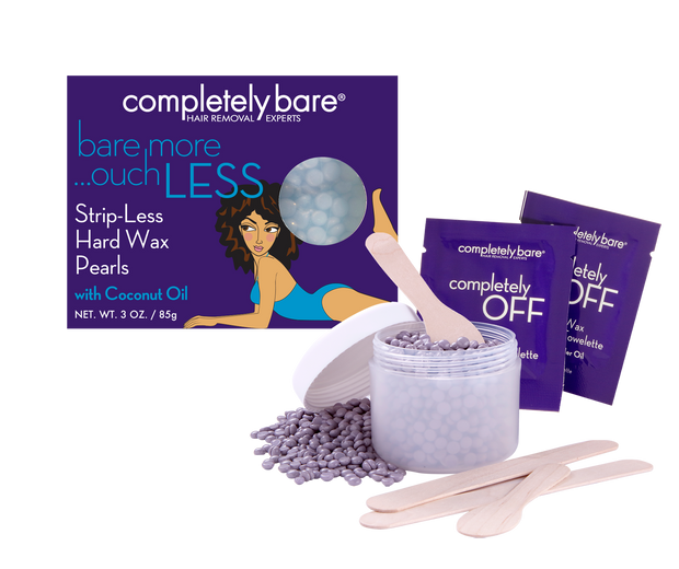 bare more ouch LESS Strip-Less Hard Wax Pearls Kit