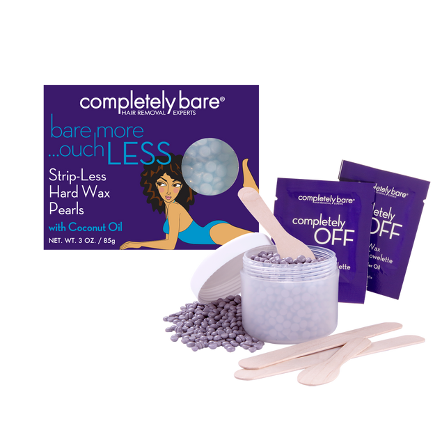 bare more ouch LESS Strip-Less Hard Wax Pearls Kit