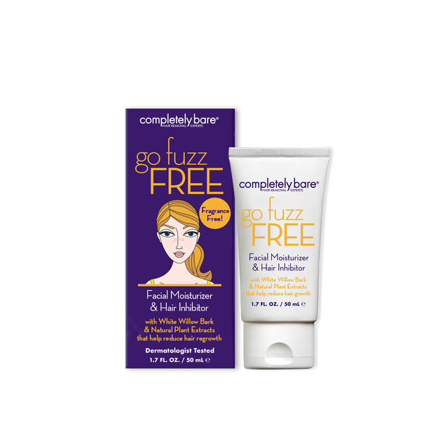 go fuzz FREE Facial Moisturizer & Hair Inhibitor