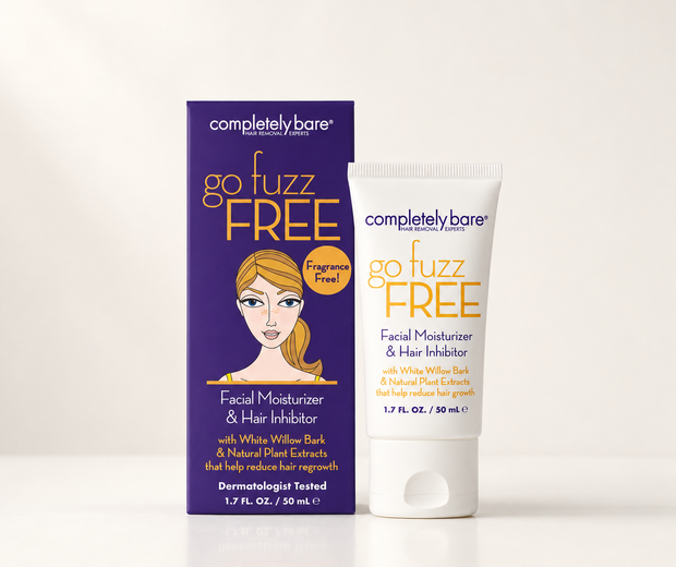 go fuzz FREE Facial Moisturizer & Hair Inhibitor