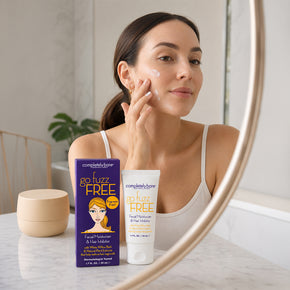 go fuzz FREE Facial Moisturizer & Hair Inhibitor
