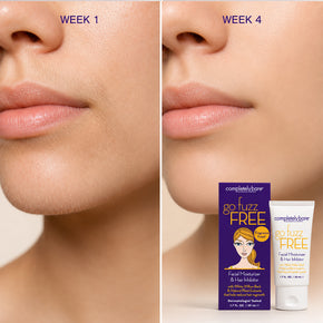 go fuzz FREE Facial Moisturizer & Hair Inhibitor