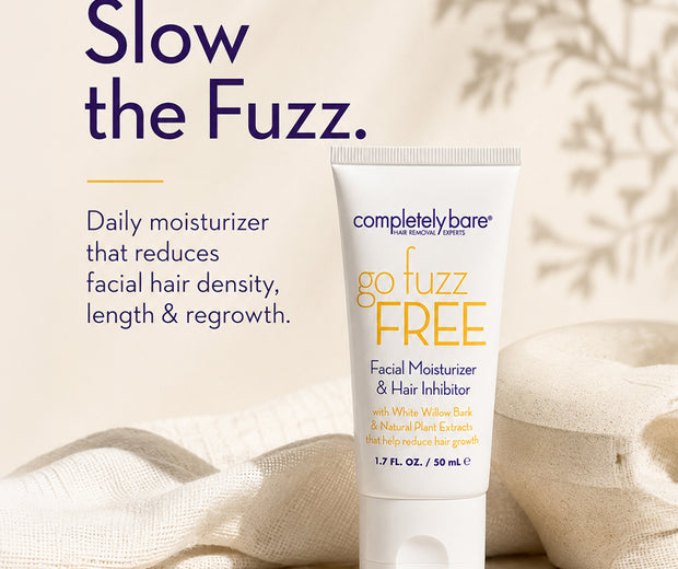 go fuzz FREE Facial Moisturizer & Hair Inhibitor