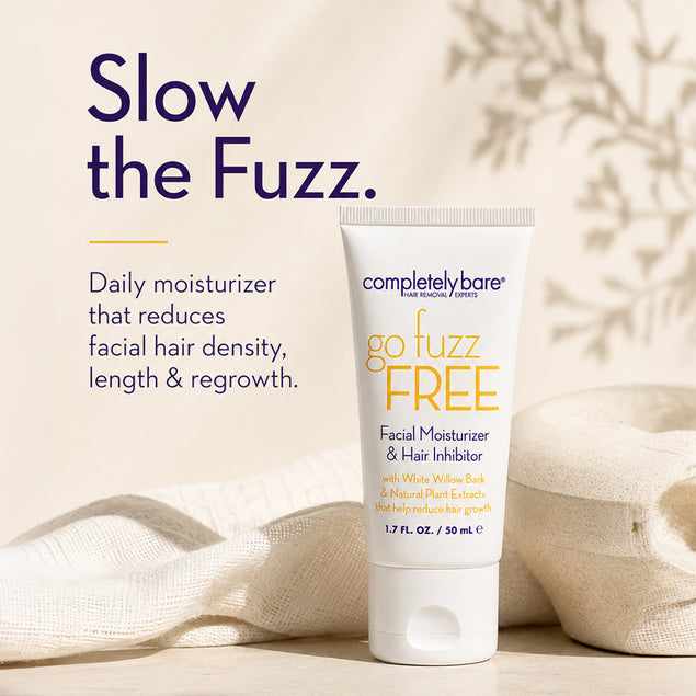 go fuzz FREE Facial Moisturizer & Hair Inhibitor