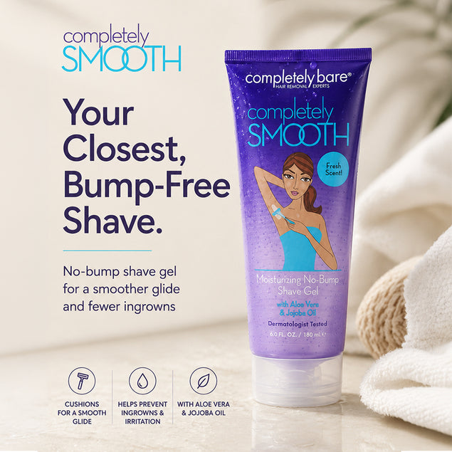 completely SMOOTH Moisturizing No-Bump Shave Gel