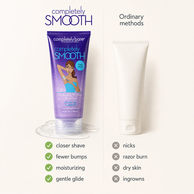 completely SMOOTH Moisturizing No-Bump Shave Gel