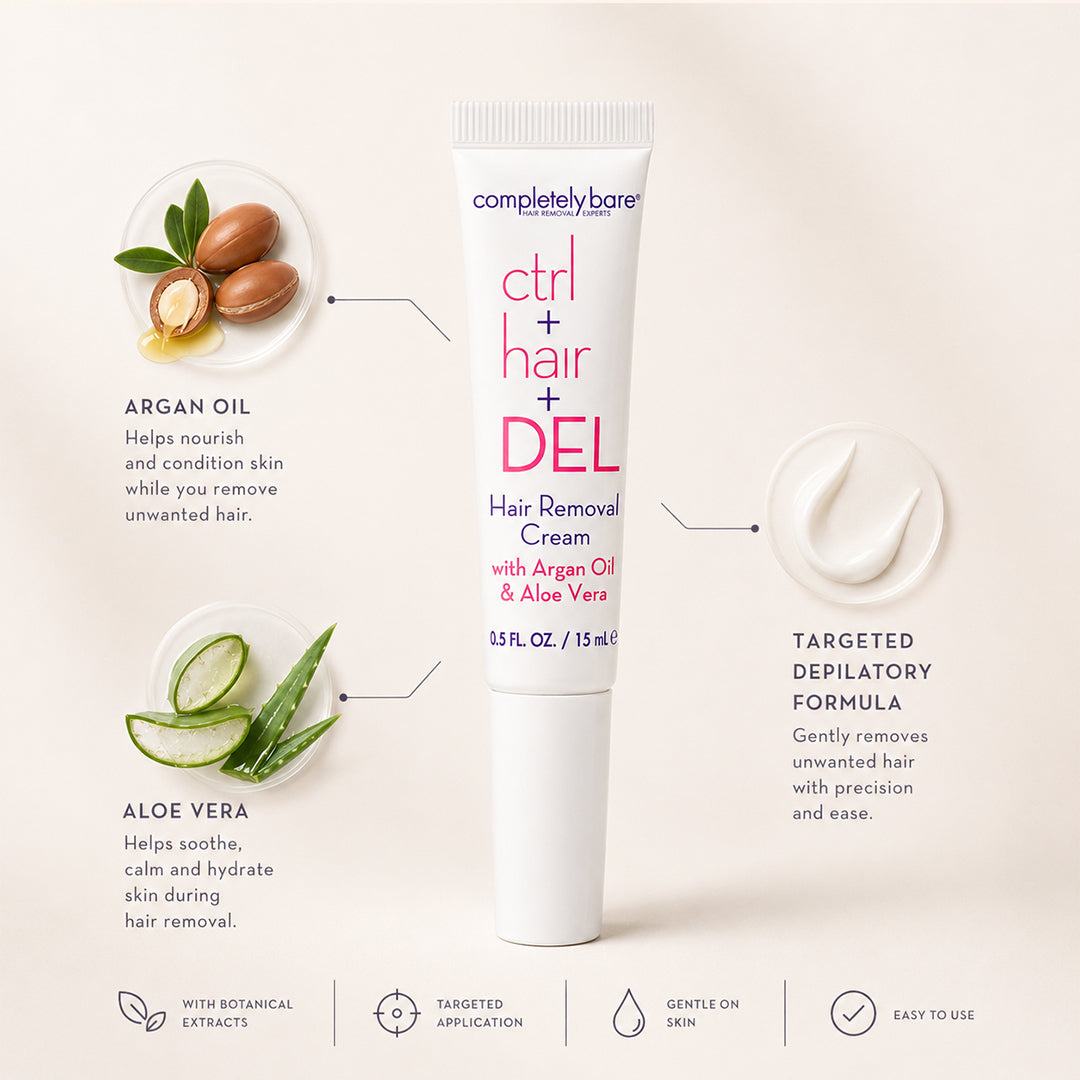 ctrl+hair+DEL Hair Removal Cream | Completely Bare