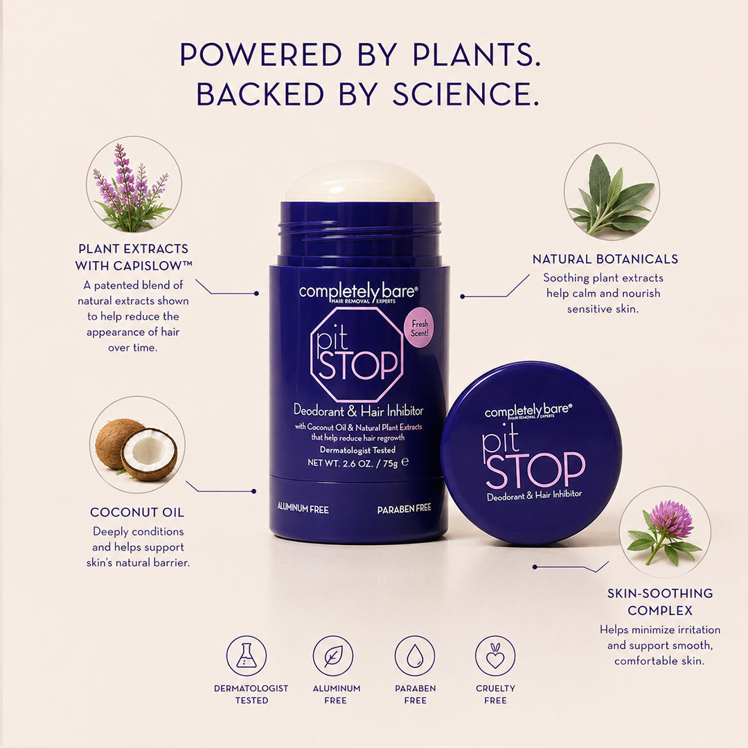 pit STOP Deodorant & Hair Inhibitor