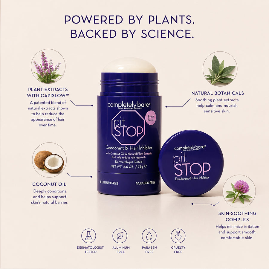 pit STOP Deodorant & Hair Inhibitor