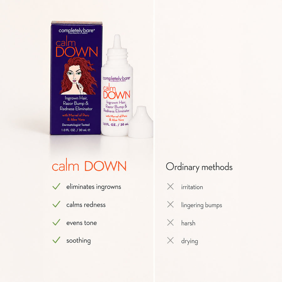 calm DOWN Ingrown Hair, Razor Bump & Redness Eliminator
