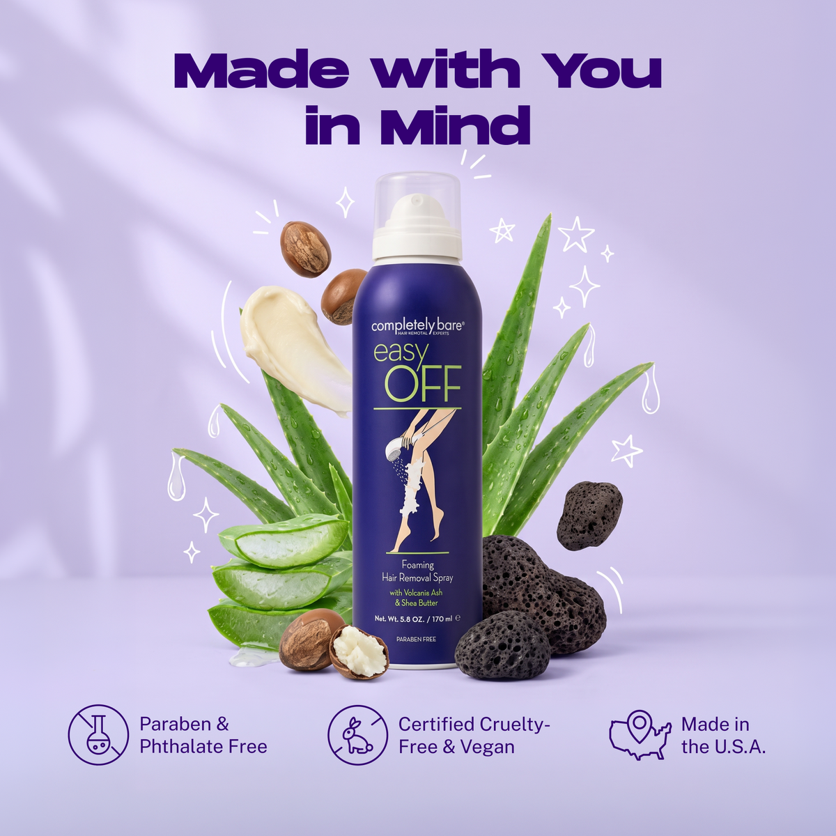 easy OFF Foaming Hair Removal Spray