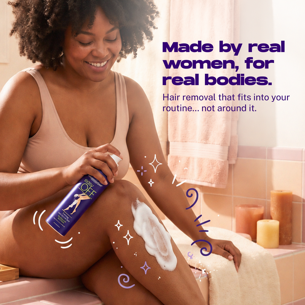 easy OFF Foaming Hair Removal Spray