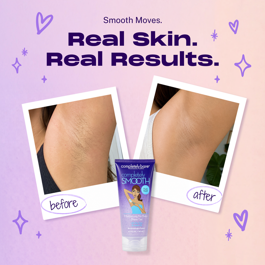 completely SMOOTH Moisturizing No-Bump Shave Gel