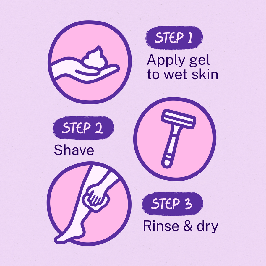 completely SMOOTH Moisturizing No-Bump Shave Gel