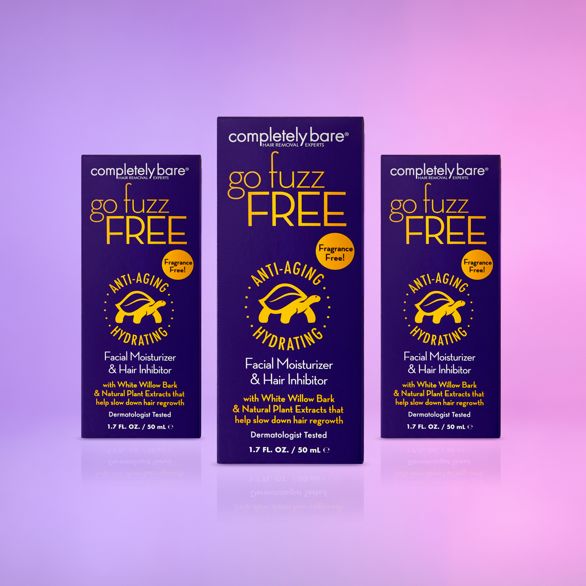 go fuzz FREE Facial Moisturizer & Hair Inhibitor