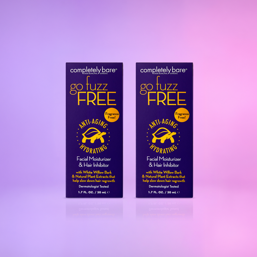 go fuzz FREE Facial Moisturizer & Hair Inhibitor