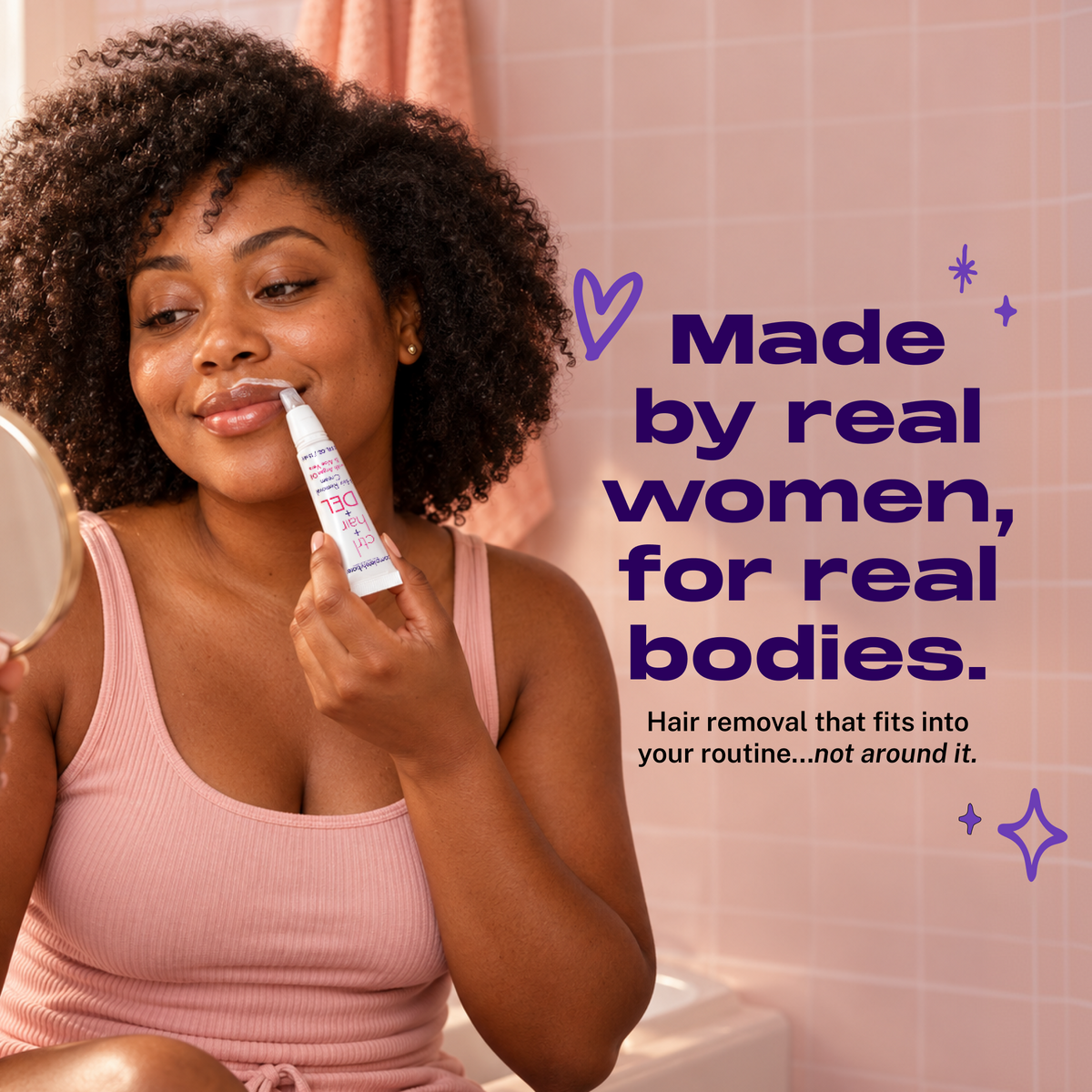 ctrl+hair+DEL Targeted Hair Removal Cream