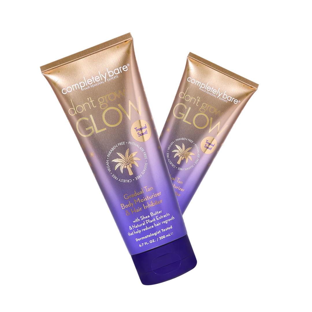 don't grow GLOW Gradual Tan Body Moisturizer & Hair Inhibitor
