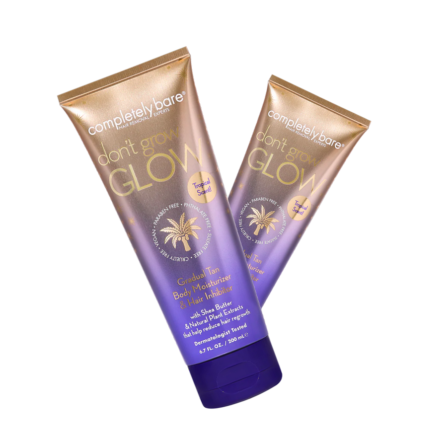 don't grow GLOW Gradual Tan Body Moisturizer & Hair Inhibitor