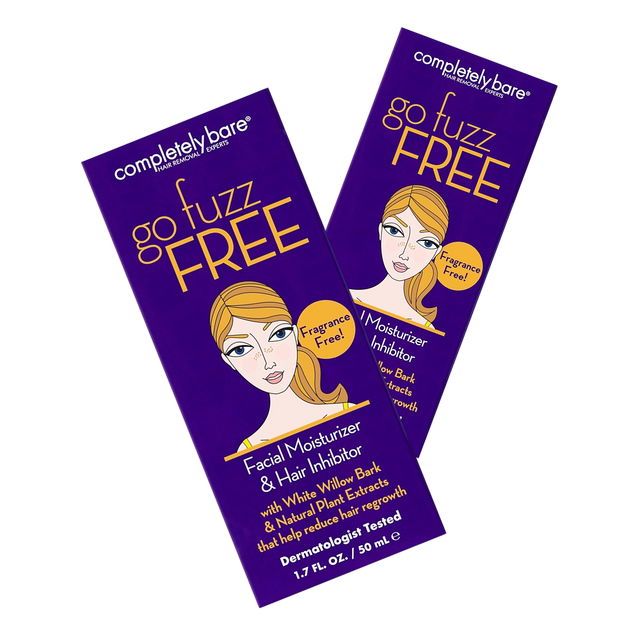 go fuzz FREE Facial Moisturizer & Hair Inhibitor
