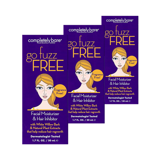 go fuzz FREE Facial Moisturizer & Hair Inhibitor