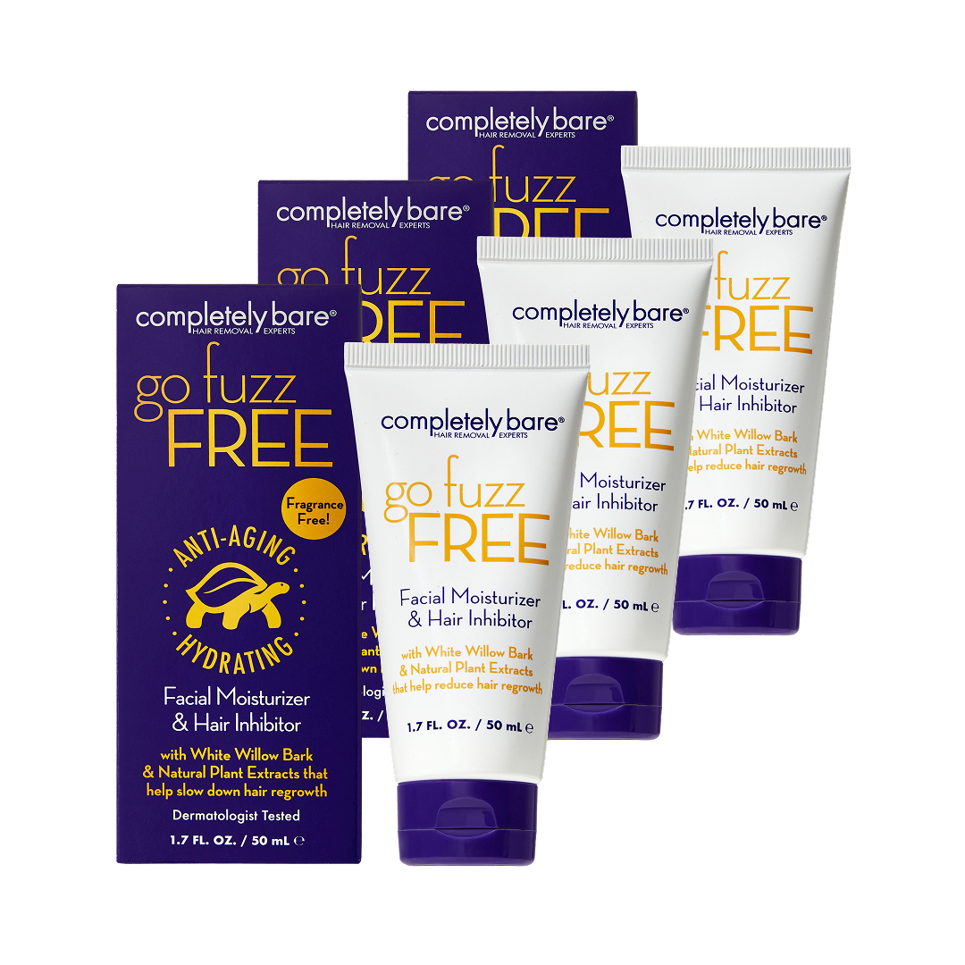 go fuzz FREE Facial Moisturizer & Hair Inhibitor