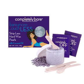 bare more ouch LESS Strip-Less Hard Wax Pearls Kit